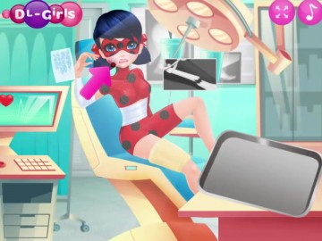 Dotted-Girl Ambulance For Superhero