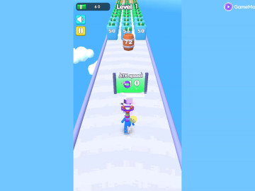 Layer Man 3d Run Collect