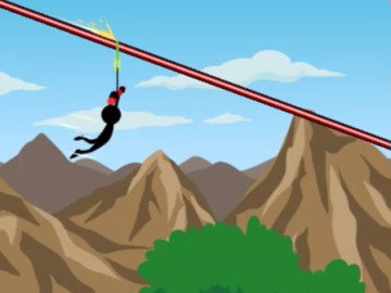 Stickman jumping